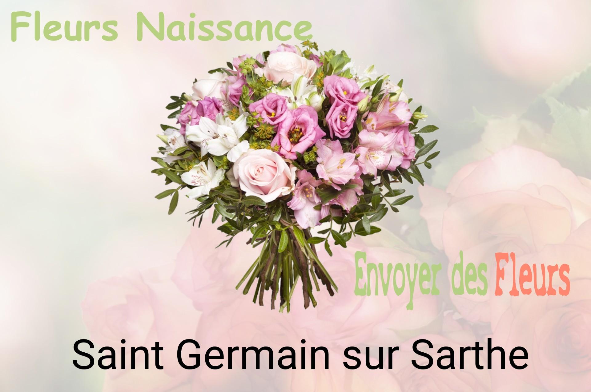 Bouquet de fleurs de naissance livré à Saint-Germain-sur-Sarthe